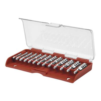 Tipton Ultra Rifle Cleaning Jag Set 12-Piece Threaded Nickel Plated Brass