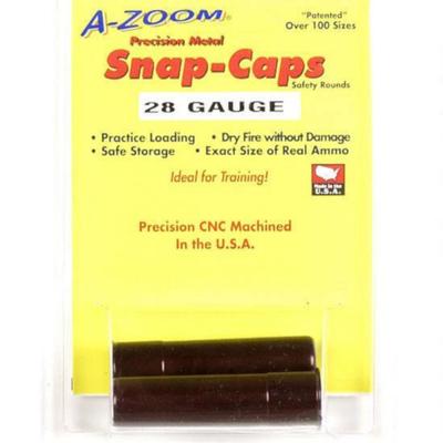 A-Zoom 28 Gauge Snap Caps Aluminum 2 Pack 12214