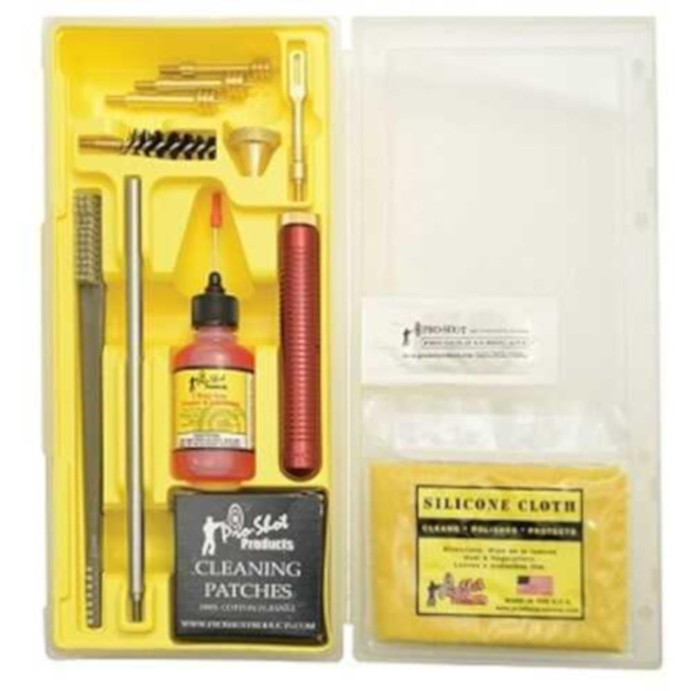  Pro- Shot Classic Pistol Cleaning Kit 357 38 40 And 45 Caliber 9mm 10mm
