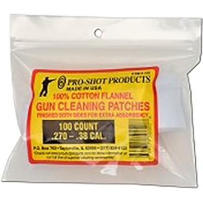 Pro-Shot Cotton Flannel Cleaning Patches .270-.38 Caliber 2