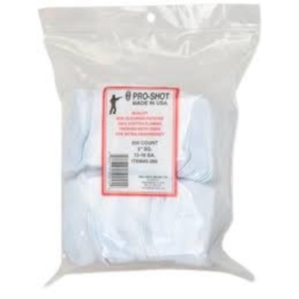 Pro- Shot Cotton Flannel Gun Cleaning Patches 1.5 