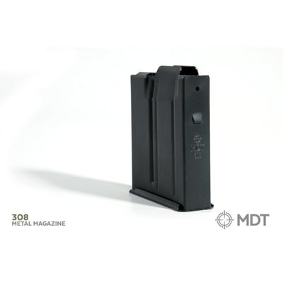 MDT Metal Magazine Short Action .308 / 6.5 Creedmoor Black 10 Rounds without Binder Plate 102917-BLK