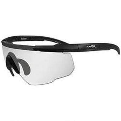 Wiley X Eyewear Saber Advanced Clear Lenses Black Frame 303