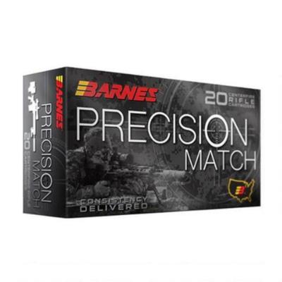 Barnes Precision Match Ammo 300 Winchester Magnum 220gr Open Tip Match - Box of 20