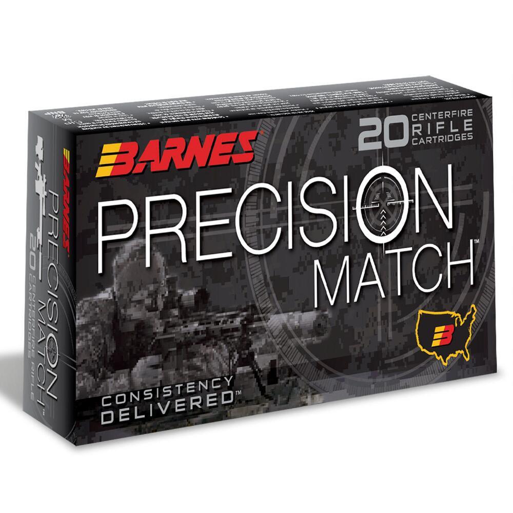  Barnes Precision Match Ammo 6mm Creedmoor 112gr Open Tip Match - Box Of 20