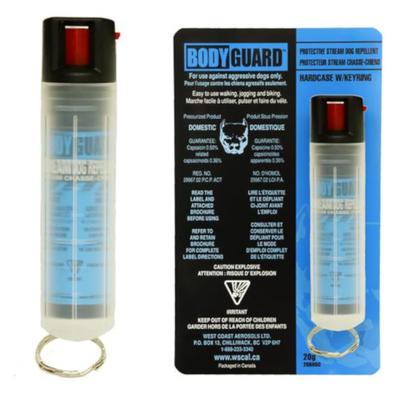 BodyGuard Dog Repellent Spray 20g Single Keyring - Clear 20BDGC
