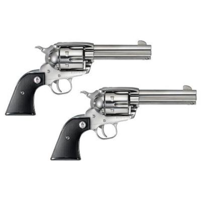 Ruger New Vaquero SASS Consecutive Serial Number Two-Gun Single Action Revolver Set (2 Revolvers) -  .357 Magnum 4.62