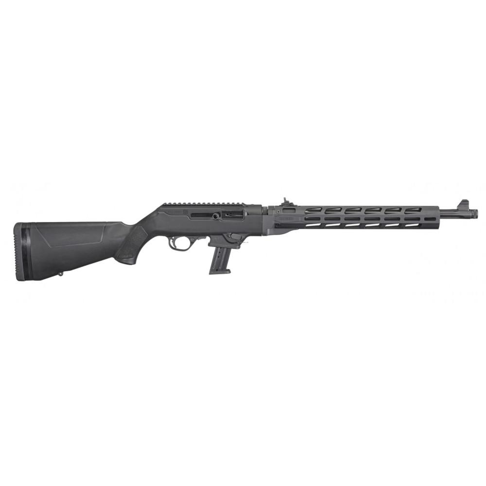  Ruger Pc Carbine Semi- Auto Rifle 9mm Fixed Stock M- Lok Handguard 18.6 
