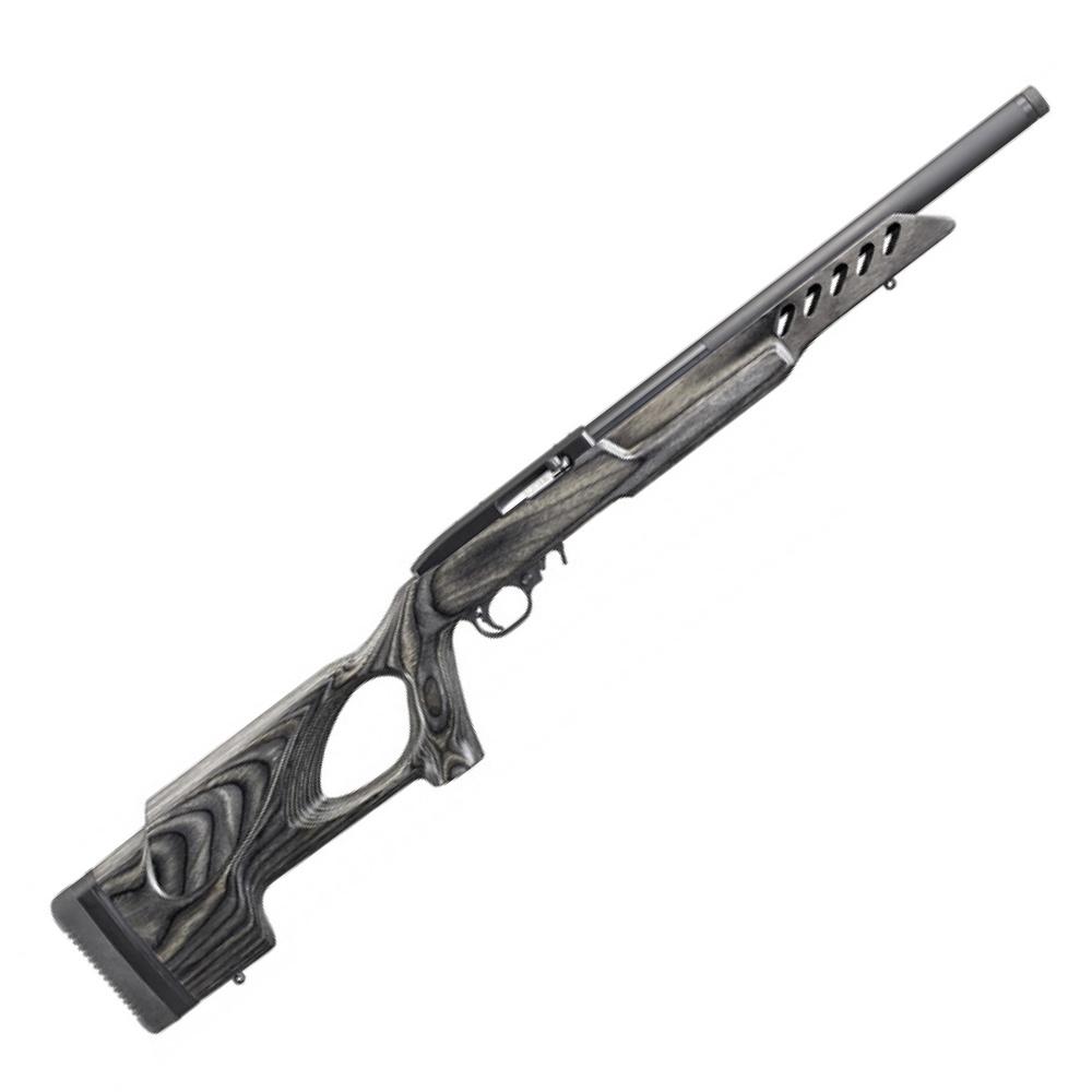 Bullseye North | Ruger 10/22 Target Lite Semi-Auto Rifle .22LR Black  Laminate Thumbhole Stock. 16&amp;quot; Barrel 10 Rounds 21186