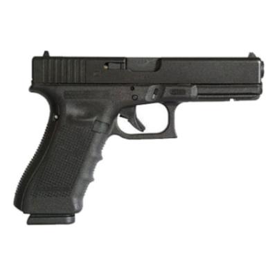Glock 17 Gen4 Semi-Auto Pistol 9mm Black Finish Fixed Sights 10 Rounds Polymer Grips Tenifer Finish UG1750201
