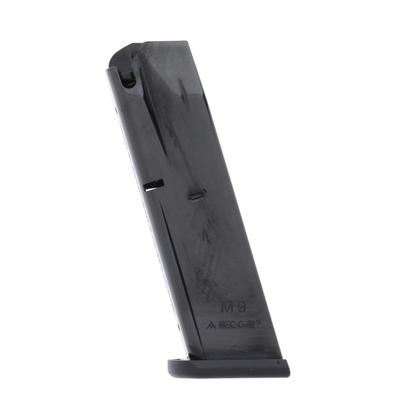 Mec-Gar Beretta 92FS/M9 Magazine 10 Rounds 9mm Luger Blued MGPB9210B
