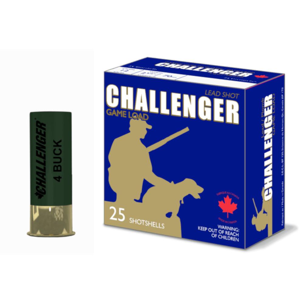 Bullseye North Challenger Coyote Buckshot Shotgun Ammo 12 Gauge 2.75
