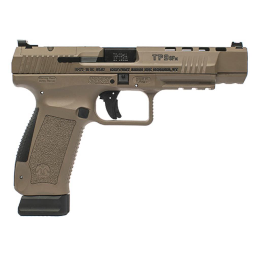  Century Arms Canik Tp9sfx Pistol 9mm 10 Rounds Optic- Ready Tan Hg4192d- N