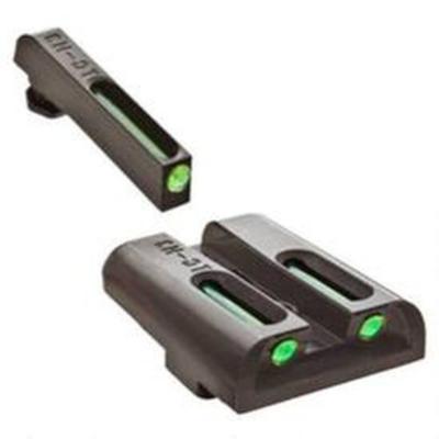 Truglo GLOCK TFO Tritium and Fiber Optic Brite-Site Night Sight Set Green Front/Yellow Rear TG131GT1Y