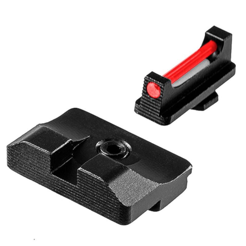 Bullseye North Truglo BriteSite Fiber Optic Pro Sight Set S&W M&P 1 Dot Sights TG132MP