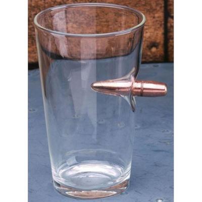 Lucky Shot 50 Caliber Bullet Pint Glass P20176