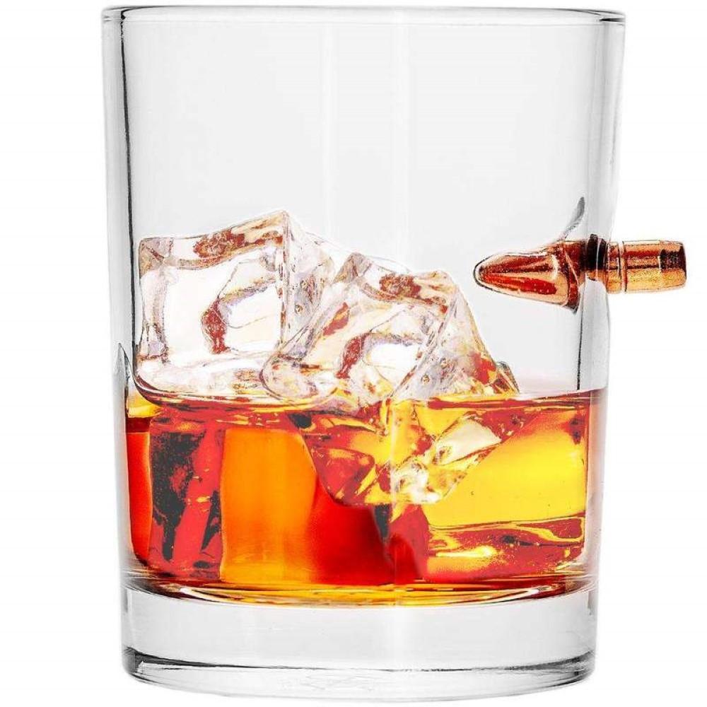 Lucky Shot 308 Caliber Bullet Whiskey Glass