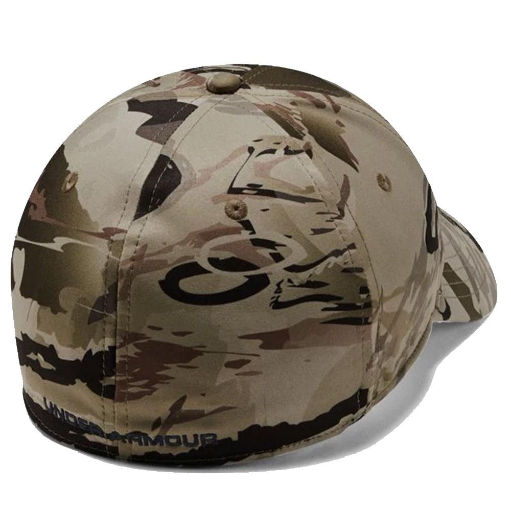Bullseye North Under Armour Men's UA Camo Stretch Fit Cap Updated L