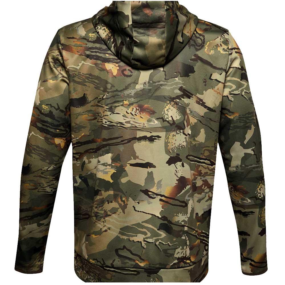 Bullseye North Under Armour Men's Armour Fleece Camo Hoodie LG Forest