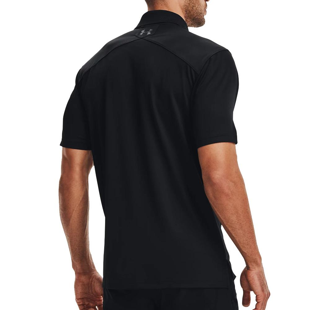 Bullseye North Under Armour Tactical Performance Polo Shirt, Black